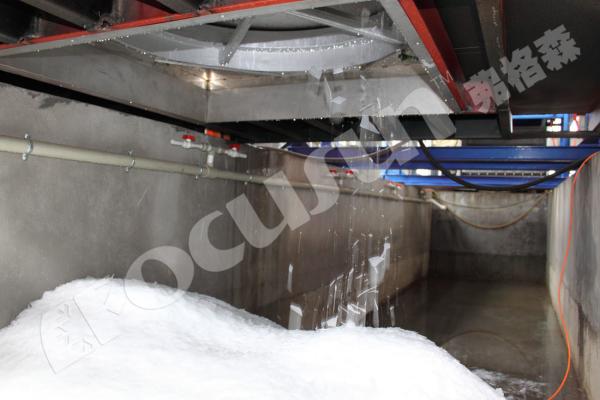 2024 Popular FOCUSUN 10T Flake Ice Maker Stainless Steel with Motor Core Components