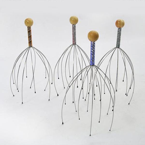 Custom Label Manual 12 Claw Scalp Massager Devices Comfort Head Scalp Massage Machine