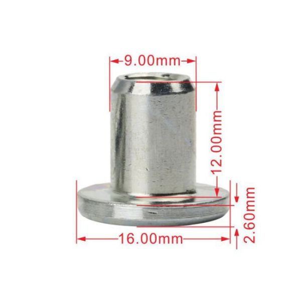 M3 M4 M5 M6 M6*20 M8 M10 M12 12.7mm Steel Nickel Plated Flat Head Hex Socket Furniture Connector Nut Sleeve Barrel Nut