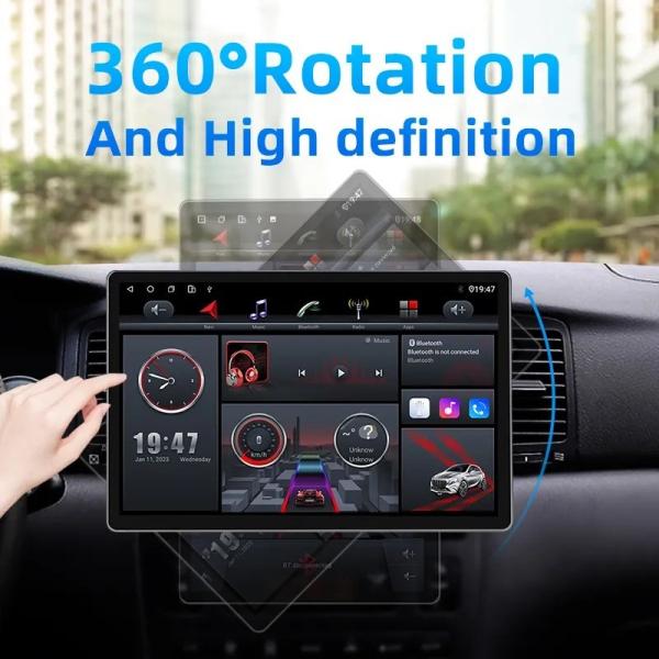 4/64gb Android Auto Head Unit 13 Inch Car Navigation with Carplay and Bluetooth 5.0