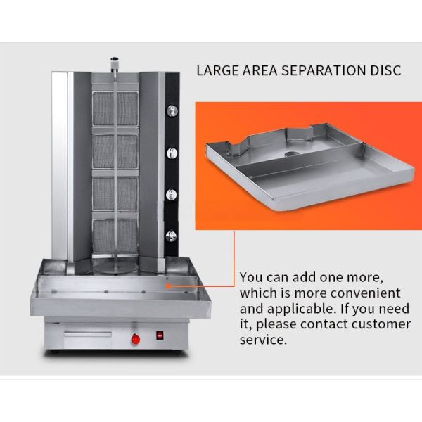 Assistance technique vidéo après le service commercial de poulet à gaz machine à kebab Shawarma