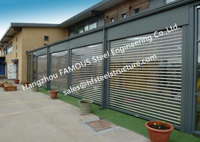 Commercial Shop Front Polycarbonate Transparent Slat Shutter Door Aluminum Roll up Security Doors