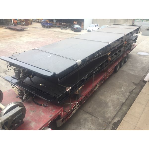 Light Weight Flatbed Rail Car Heavy Load 88m Minimum Curve Radius