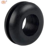 Black CR Automotive Rubber Seals Neoprene Grommet Rubber Seals For Connector Wire Harness