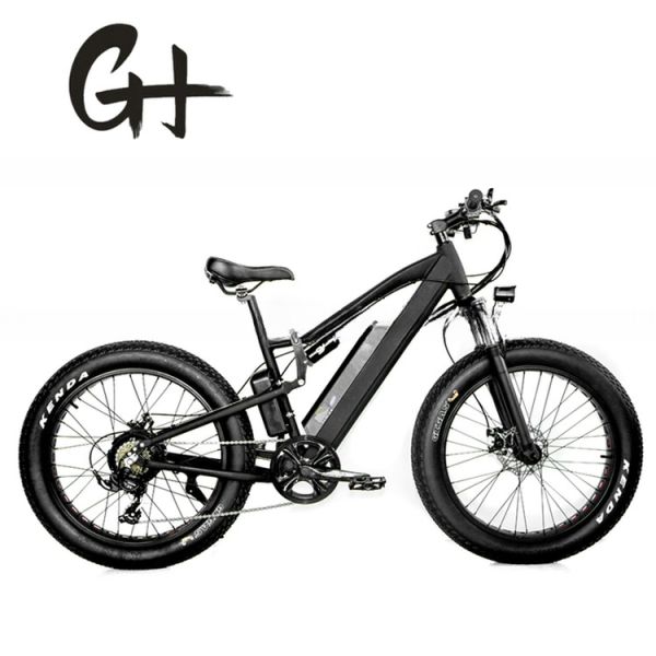 26 inch PAS 750W 1000W 48V Lithium Battery Fat Tire Mountain Electric Bike for Adult Men