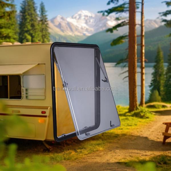 ARCYLIC GLASS ALUMINUM FRAME EuroVision Windows for RV Trailers and Other Motorhomes