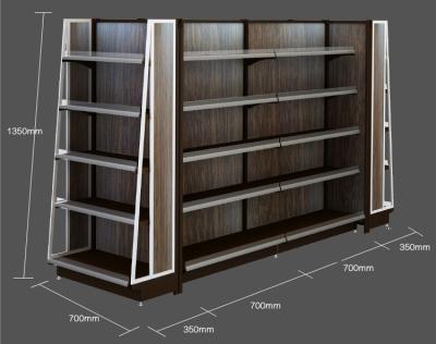 Shelving de aço laminado da loja/shelving ajustável da gôndola do supermercado