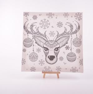 DIYペイント用品、プレプリントキャンバス絵画キット、ブラシ付き、様々なサイズをご用意