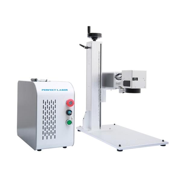 Máquina de aço inoxidável da marcação do laser da fibra do metal portátil que grava 20W