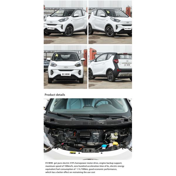 Chery Ant small eV vehicles modern 30kw compact electric vehicle