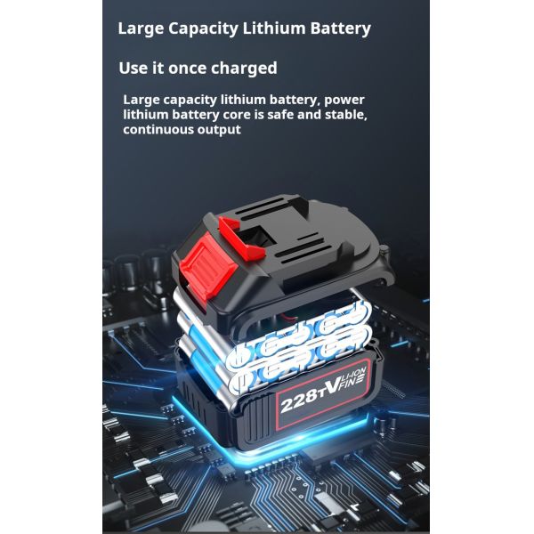 3000 Мах литий без щетки Электрическая садовая газонокосилка Уменьшение шума Легкая