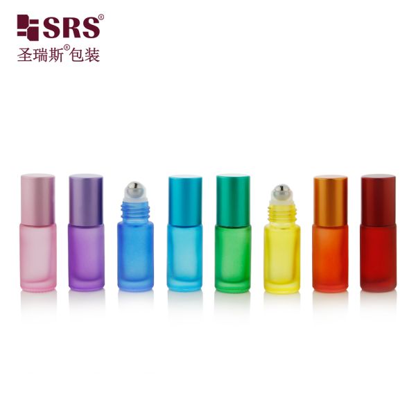 BLPM-5ML SRS Wholesale Clear Transparent Mold Thick Wall Hard Glass Roll On Bottle For Essential Oil No Leakage