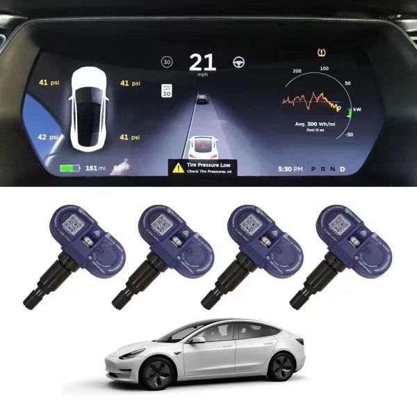 Tesla Bluetooth Tire Pressure Sensor IP67 Waterproof For Model 3 Model X Model Y Model S