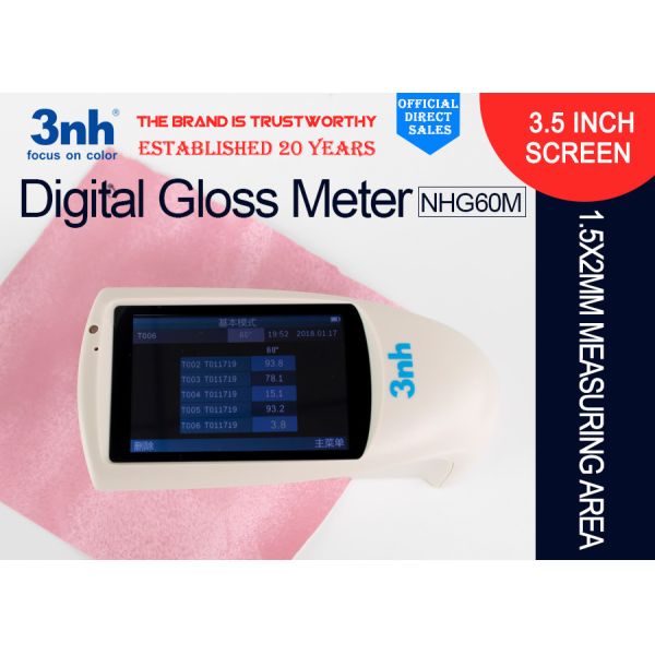 Multifunction Portable Digital Gloss Measurement Instruments NHG60M 60° Touch