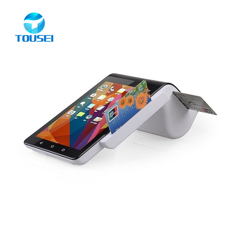 Android Mobile MPOS System Restaurant Mobile POS Dual Touchscreen