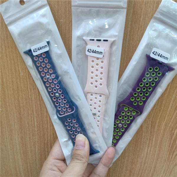 Multicolor Adjustable Silicone Watch Strap For Watch3 4 5 6 Generation
