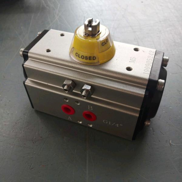 Single Acting Spring Return Pneumatic Actuator Industrial Rotary Actuator Customized