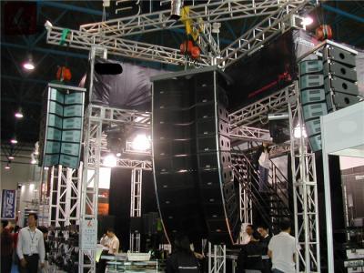 ISO Single Speaker Truss Stands Tower Aluminum 6082 Height 12m Space Saving
