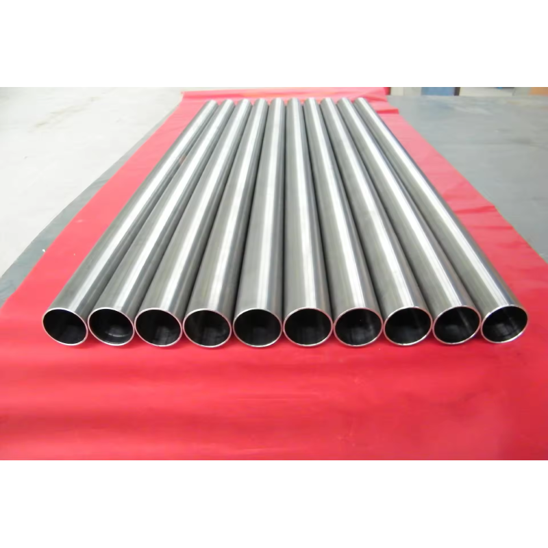 Durable Material Industrial Round Shape Gr5 Titanium Exhaust Seamless Hydraulic Tube Pipe for Gas Heat Treatment Equipment