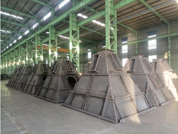 Q235B Q355B Structure en acier Hopper résistant au feu Pour l'exploitation minière