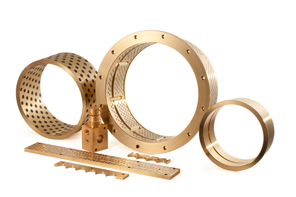 Пропитанный маслом материал Буша металла штепсельных вилок графита бронзовый