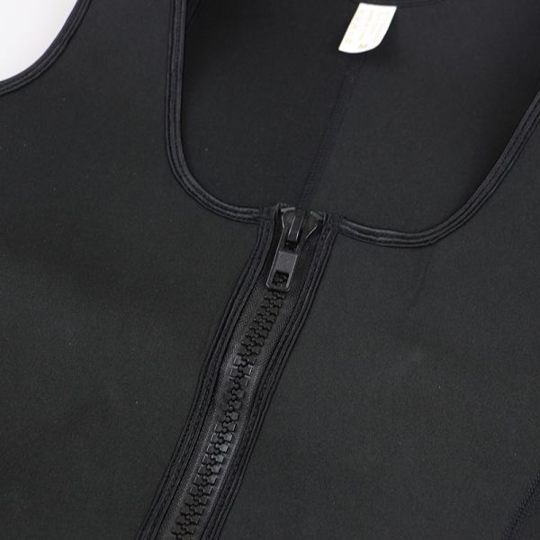 Черный жилет тренера талии разминки XS-3XL для женщин