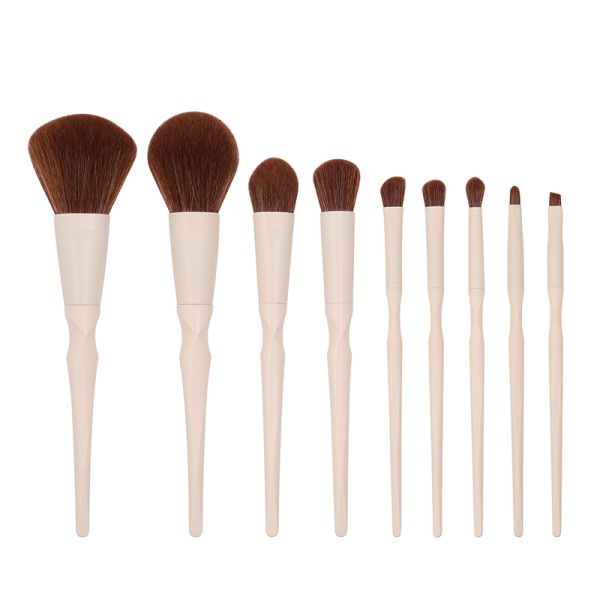 PBT hair 9pcs Makeup Brush Set