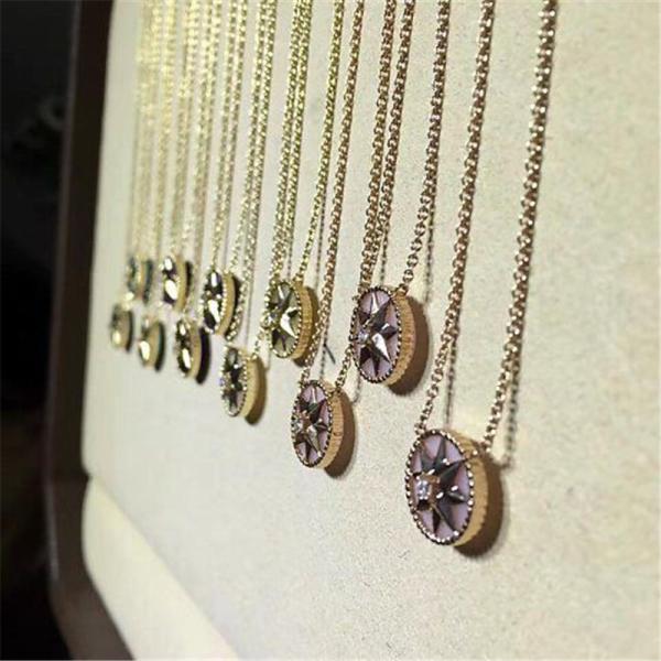  diamonds of star disk necklace 18kt gold  with yellow gold or white gold