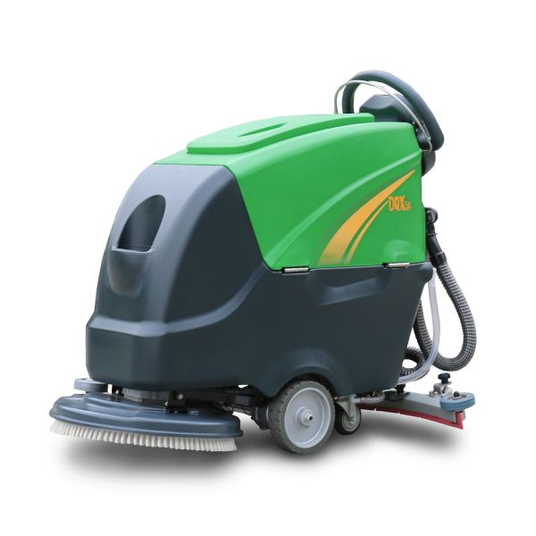DQX5A Self-propelled Walk-behind Auto Scrubber Reduces pushing effort by up to 70% for extended cleaning tasks