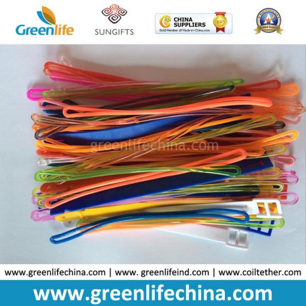 Luggage Tag Accessory Soft Eco-friendly PVC Colored Loop Straps