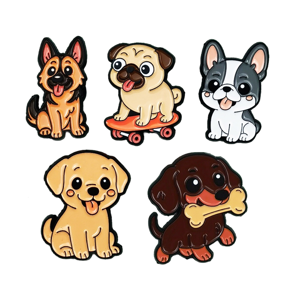 High Precision Automatic Casting Machine for Zamak Tin-bismuth Alloy Cartoon Cute Dog Backpack Pin Precious Metals