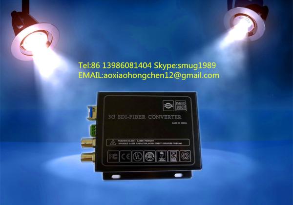 3GSDI to fiber converters for 1CH full HD1080P 60HZ SDI and 1 RS485 transmission over 1 LC fiber without delay
