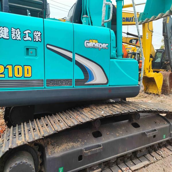 Used Kobelco SK210D Crawler Excavator 26-ton Medium Construction Equipment