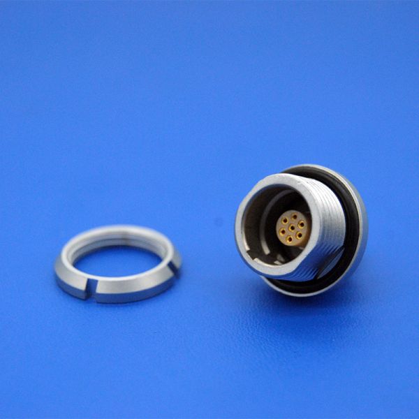 Lemo compatibale 0K 2pin EEG IP68 PCB Mount socket EEG.0K.302