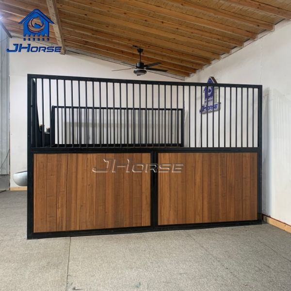 European-style Stables Equipped With Feeders Front Panels Moisture Protection And Horse Equipment