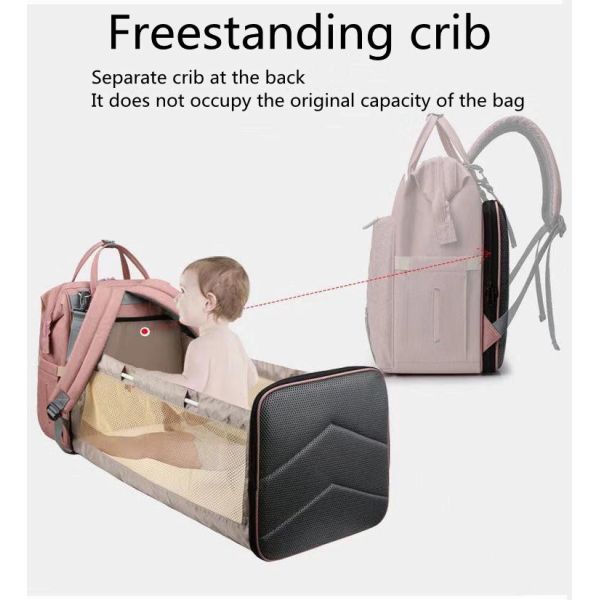 Удобная сумка мамы перемещения сумки пеленки мамы полиэстера 600d со шпаргалкой