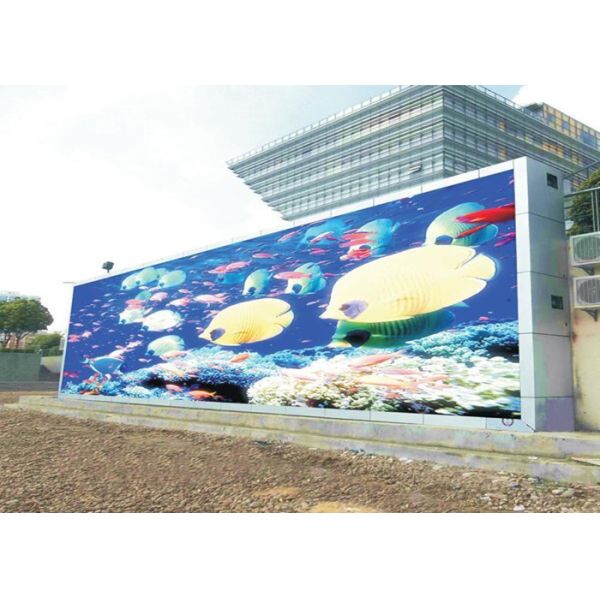 DIP Highlighted Outdoor Fixed LED Display 10mm Pixel Pitch 1R1G1B AC220V/110V