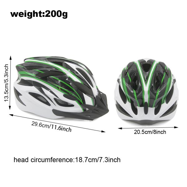 High End Detachable Light Sports Bike Helmet with Streamline Design Mountain Bicycle Accessories & Hats & Headwear