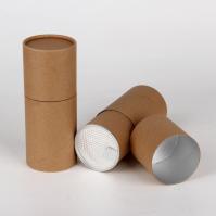 Utilisation d'emballage de thé de récipient de cylindre de carton de paquet de nourriture aucun Brown de impression
