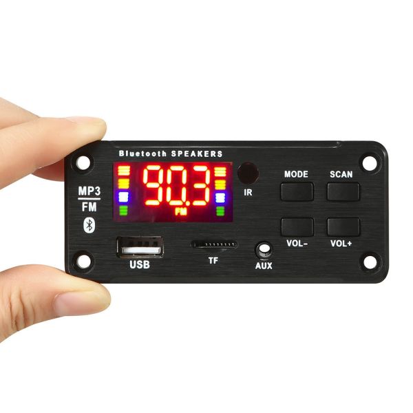 50W Bluetooth 5.0 Car Audio Amplifier Module with USB TF FM Radio and 5.0 Channels