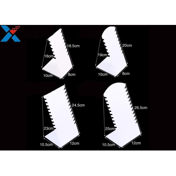 Jewellery Store Acrylic Necklace Display Stands , Acrylic Necklace Holder Pendant Bracelet