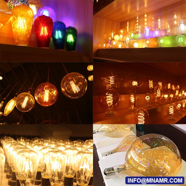 20 Watt Equivalent LED Edison Light Bulbs 3W Bayonet Lamp Base A19 A60 Holiday Decorative Lighting