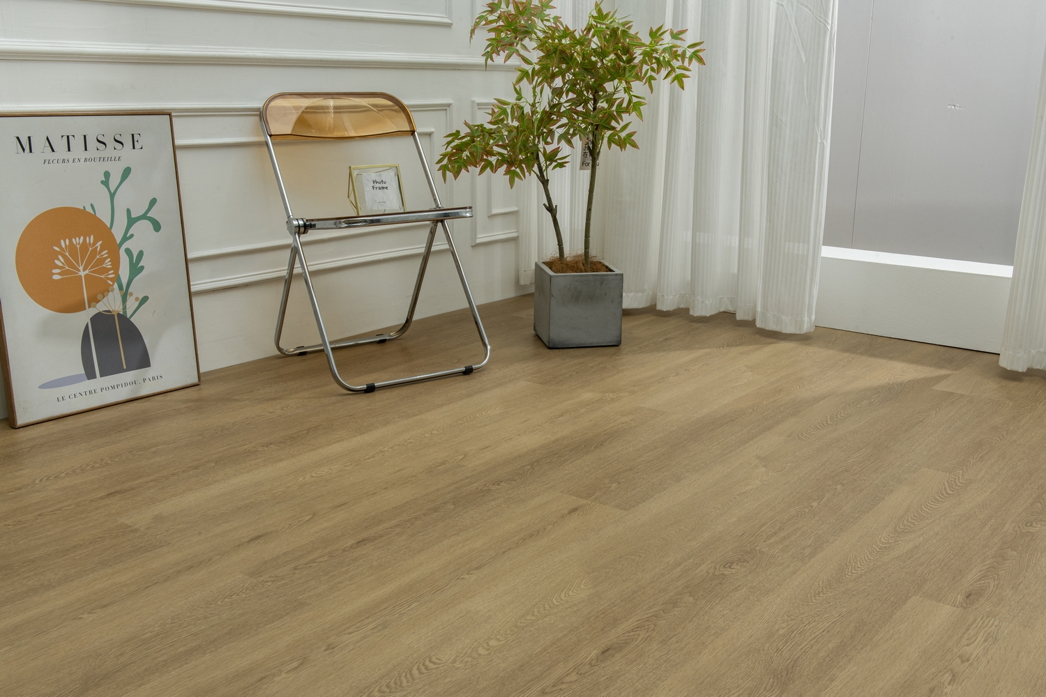 Moisture-proof 1220x180mm Thickness 5mm Interior Floor Brown SPC Flooring UV Coating Wooden Pattern For Rebuilding