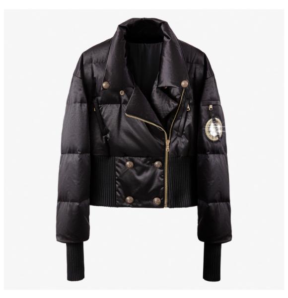 2020 Fashion Green Jacket Coat Women Waterproof Loose Coat Padded Short Jackets And Coats