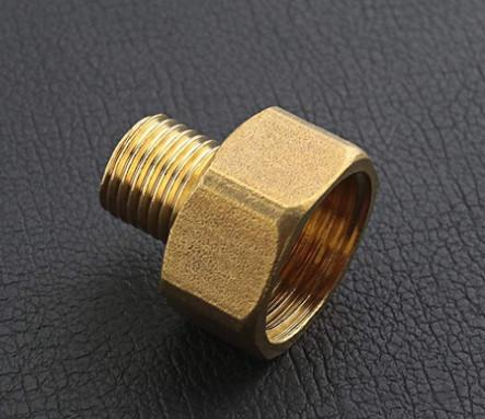3/4*1/2 Inch BSP Thread Brass Compression Fitting For Air / Water