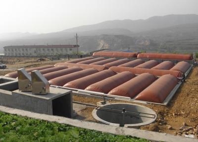 Underground Installation Biogas Digester Tank featuring Red Mud Film PVC Mesh Cloth