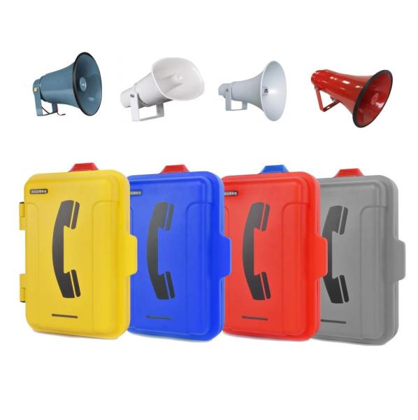 Telefone analógico resistente IP68 à prova de poeira Telefones à prova de intempéries