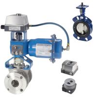 Vanne papillon à siège résilient à usage général Keystone Valve et Positionneur de vanne Neles Valmet ND7000