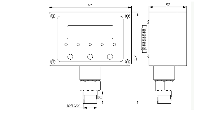 Передатчик давления ГСПС600А умный, жидкостный передатчик давления 4 - 20мА