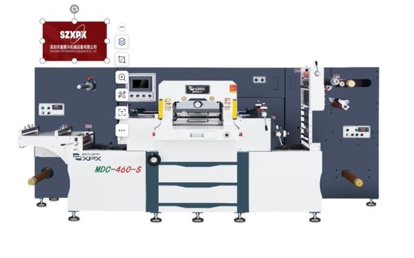 Precision Sticker Label Die Cutter 460mm Max 2700KG Machine Weight